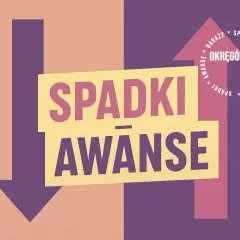 Grafika z napisem "Spadki" i "Awanse". Strzałka w górę symbolizuje awanse, a w dół spadki. Ile drużyn awansuje do ekstraklasy?