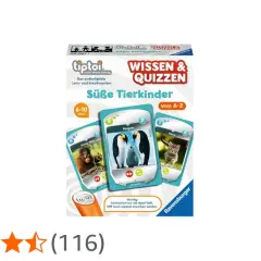 Gra edukacyjna "Słodkie dzieci zwierząt" dla dzieci w wieku 6-10 lat. Zawiera karty z orangutanem, pingwinami i kotem. Tuszol wiek.