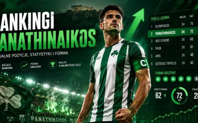 Piłkarze z Aten, Panathinaikos, zajmują drugie miejsce w tabeli ligowej. Ich forma jest świetna, zdobywają wiele bramek.