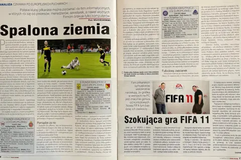 Piłkarze z Wiednia w akcji. Austria Wiedeń pokonała Ruch Chorzów 3:0 w eliminacjach Ligi Europejskiej.