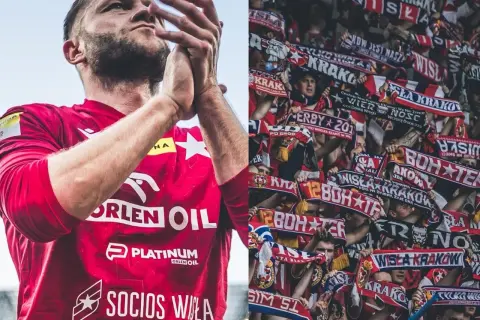 Jakub Błaszczykowski z kibicami Wisły Kraków. Jego majątek to symbol sukcesu i oddania fanów.
