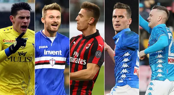 Polacy w Serie A: Zieliński, Linetty, Piątek, Milik i inni w akcji.
