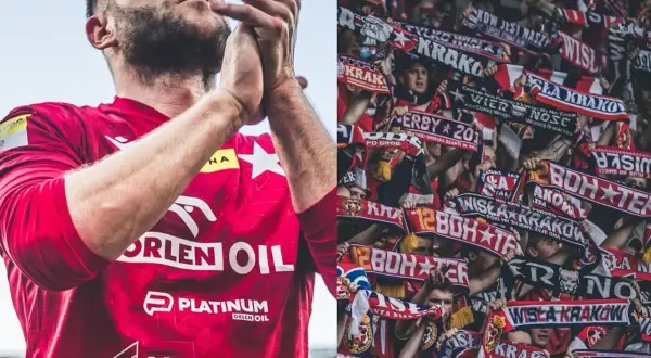 Jakub Błaszczykowski z kibicami Wisły Kraków. Jego majątek to symbol sukcesu i oddania fanów.