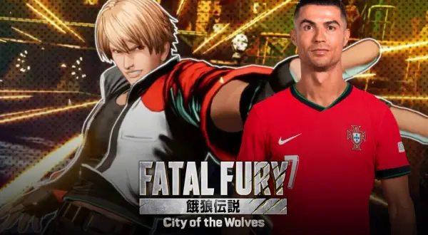Cristiano Ronaldo gry w Fatal Fury: City of the Wolves.
