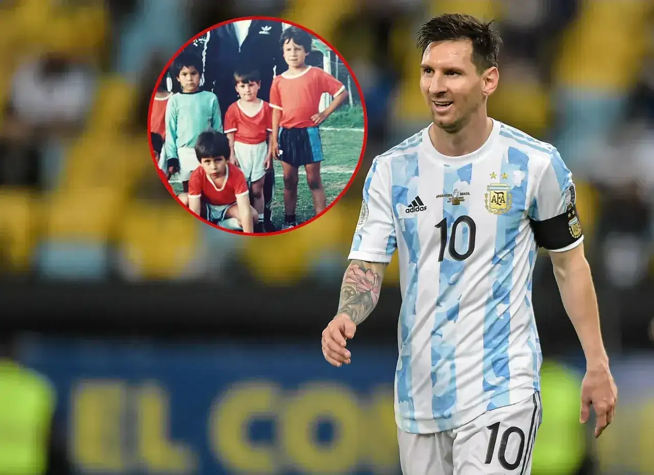 Leo Messi w dzieciństwie i dziś. Jego wzrost zawsze był atutem, mimo że nie był najwyższy.