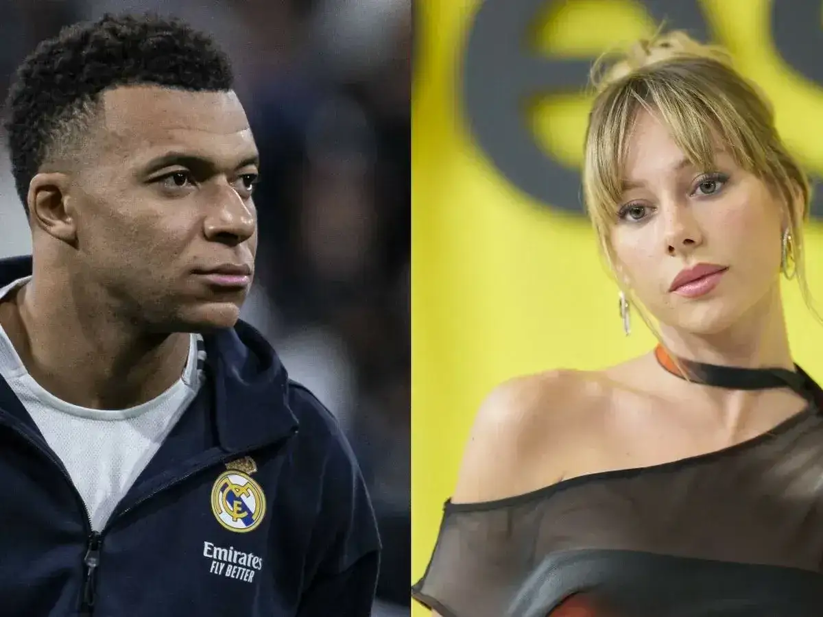 Kylian Mbappé i jego dziewczyna, Ester Expósito, na zdjęciu.